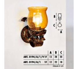 Настенный светильник  Longobard TOLEDO 0194/A/1 1F, фото 1