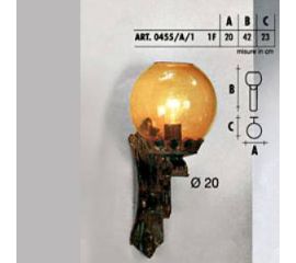 Настенный светильник  Longobard TOLEDO 0455/A/1 1F, фото 1