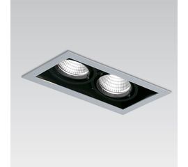 Встраиваемый в потолок светильник Xal Mito Frame 140 2 lamps, фото 1