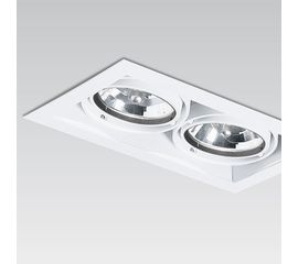 Встраиваемый в потолок светильник Xal Mito Frame 200 2 lamps, фото 1