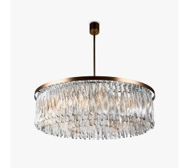 Подвесной светильник Bella Figura  Triple Drum Ribbon Chandelier 60, фото 1