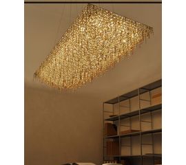 Подвесной светильник Lolli e Memmoli Ugolino rectangular 40x100, фото 1