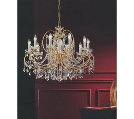 Люстра Emozioni Italiane MI/Clelia/67/8 gold/asf, фото 1