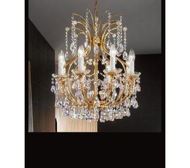 Люстра Emozioni Italiane MI/Jolly/53/8 old gold SW, фото 1