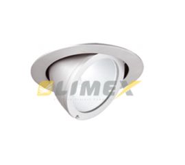 Встраиваемый светодиодный светильник downlight SUNFLEX VLMG LED 65* 30W 3000 K серый, фото 1