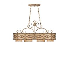 Подвесной светильник Savoy House Savonia 4 Light Oval Chandelier, фото 1