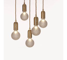 Подвесной светильник Lee Broom Frosted Crystal Bulb Chandelier, фото 1