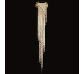 Потолочный светильник ArtGlass SPIRAL dia. 400x2300 drops, фото 1