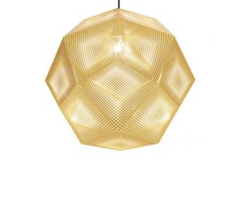 Подвесной светильник Tom Dixon Etch Shade 50cm Brass, фото 1