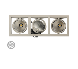 Встраиваемый в потолок светильник Halla GATU 21-001F-30GGE/840, W, фото 1