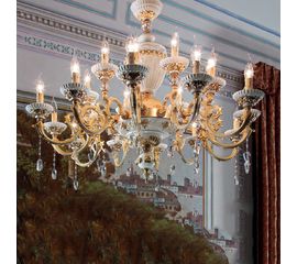 Люстра Ciciriello Lampadari Elaide Lampadario 24 luci, фото 1