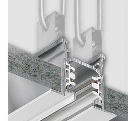 Шинопровод осветительный Artemide Architectural 3-Circuit Tracks for Recessed Mounting, фото 1