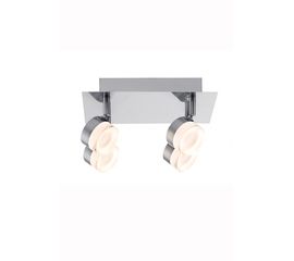 Потолочный светильник Paulmann Spotlight Slice LED Rondell 4x5W Eisen geb. 60381, фото 1