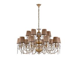 Люстра Crystal Lux ALEGRIA SP10+5 GOLD-BROWN, фото 1