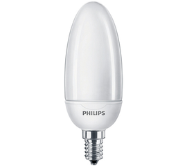 Люминесцентная лампа Philips Softone Candle 12W WW E14 220-240V 1PF/6, фото 1