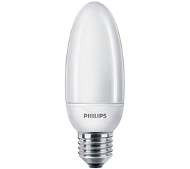 Люминесцентная лампа Philips Softone Candle 12W WW E27 220-240V 1PF/6, фото 1