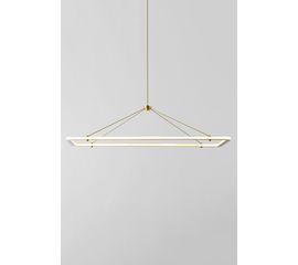 Подвесной светильник Roll &amp;amp; Hill Halo Rectangle Pendant, фото 1