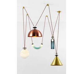 Подвесной светильник Roll &amp;amp; Hill Shape Up 5-Piece Chandelier, фото 1