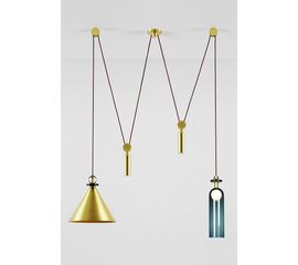Подвесной светильник Roll &amp;amp; Hill Shape Up Double Pendant, фото 1