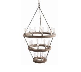 Люстра Arteriors home Geoffrey Three Tier Chandelier, фото 1