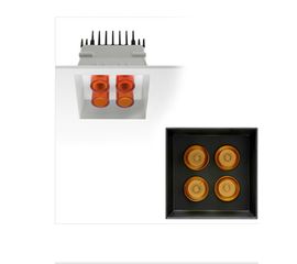 Встраиваемый в потолок светильник Flos Architectural LED Pipes, фото 1