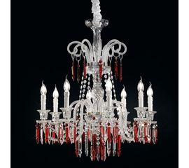 Люстра OR ILLUMINAZIONE 474/8 CR MIX ROSSO, фото 1