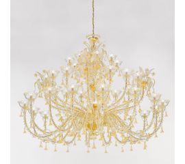 Люстра OR ILLUMINAZIONE 1018 CRISTALLO DECORO ORO, фото 1