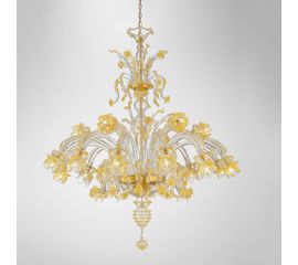 Люстра OR ILLUMINAZIONE 1015 CRISTALLO DECORO ORO, фото 1