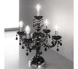 Настольная лампа OR ILLUMINAZIONE 454/FL4+1 TC CR NERO, фото 1