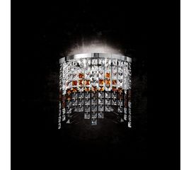 Бра OR ILLUMINAZIONE 650/A CR ASF TRASP. AMBRA, фото 1