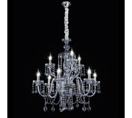 Люстра OR ILLUMINAZIONE 444/6+3 CR ASF FUMÈ, фото 1