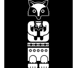 STICKER TOTEM FOX, фото 1