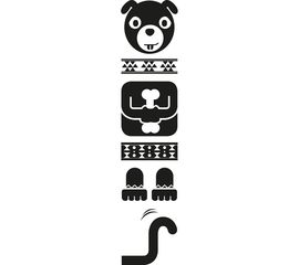 STICKER TOTEM DOG, фото 1