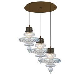 Подвесной светильник HEATHFIELD Basilica Round 3 Light, фото 1