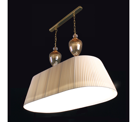 Подвесной светильник Velab Demetra SUSPENSION LAMP WITH OVAL LAMPSHADE, фото 1