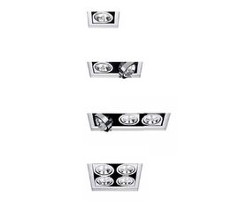 Встраиваемый в потолок светильник Vibia Corner аксессуары 9010-9013, 9015, фото 1