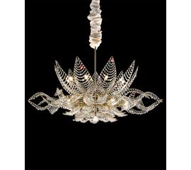 Подвесной светильник IDL Ninfea 436/18+1 oro, фото 1