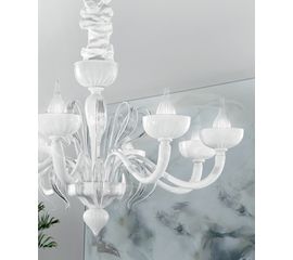 Люстра IDL Epoque 446/8 bianco, фото 1