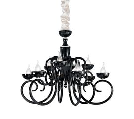 Люстра IDL Baroque 449/6+3 nero, фото 1