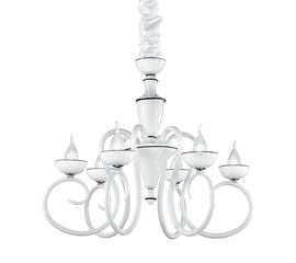 Люстра IDL Baroque 449/6 bianco, фото 1