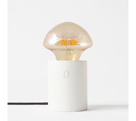 Настольный светильник Plumen LUMI White Concrete Table Lamp By Unrefined, фото 1