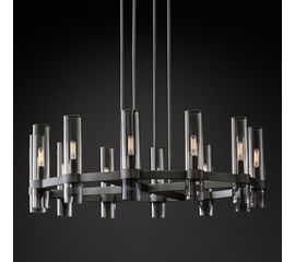 RAVELLE ROUND CHANDELIER 36", фото 1