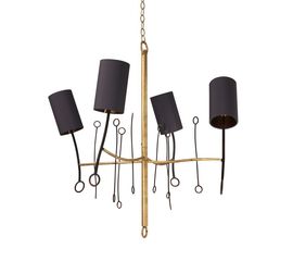 Подвесной светильник Porta Romana Extra Small Lollipop Chandelier, фото 1