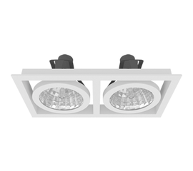 Карданный металлогалогенный светильник Bosma RUBI M duo, фото 1