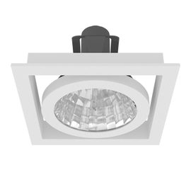 Карданный металлогалогенный светильник Bosma RUBI M uno, фото 1