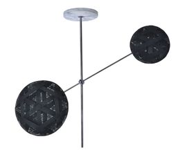 Подвесной светильник Forestier Structure Suspension Chanpen 2 Lights, фото 1