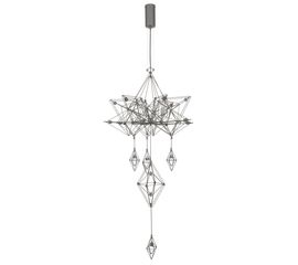 Подвесной светильник Forestier Suspension Himmeli 18 Lights Gris, фото 1