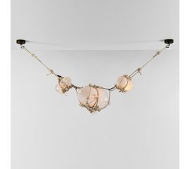 Подвесной светильник Roll &amp;amp; Hill Knotty Bubbles Chain - 1 Lg, 2 Sm Bubbles, фото 1