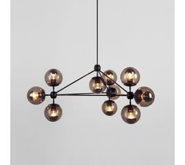 Подвесной светильник Roll &amp;amp; Hill Modo Chandelier - 3 Sided, 10 Globes, фото 1