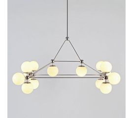 Подвесной светильник Roll &amp;amp; Hill Modo Chandelier - Rectangle, 14 Globes, фото 1